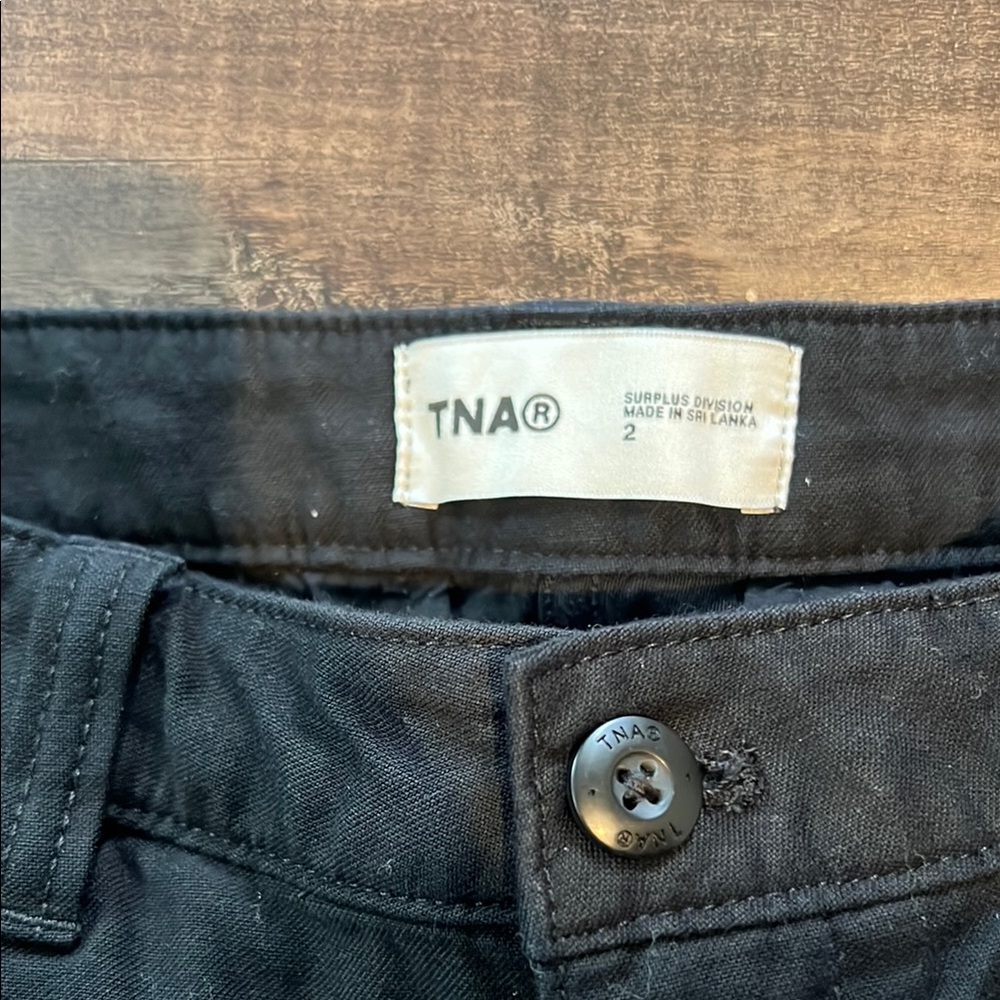 TNA Black Cargo Jumpsuit with Relaxed Fit - Picture 2 of 4
